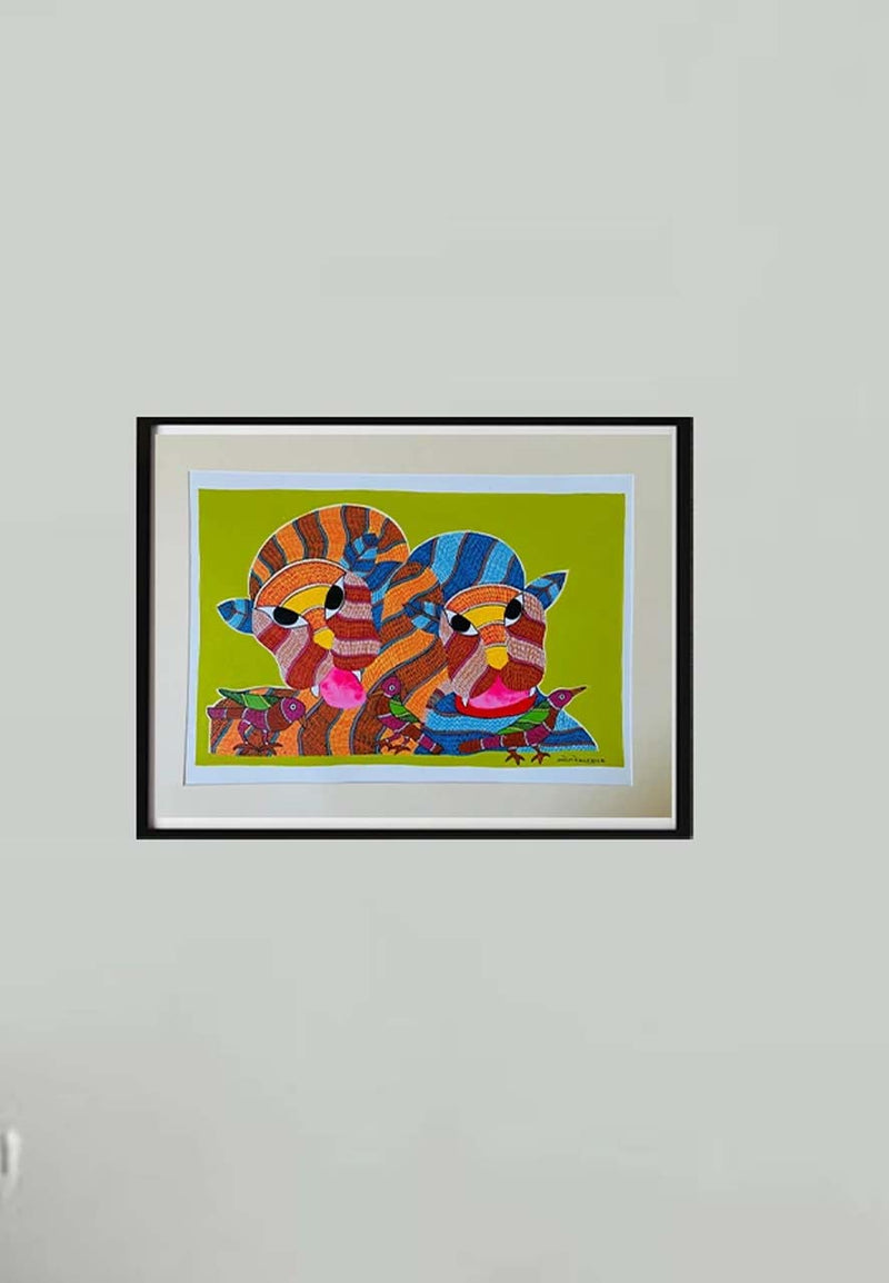 Bagh gond art for sale