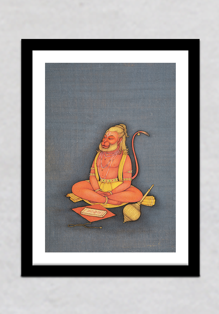 Hanuman Bikaner Art Print by Mahaveer Swami