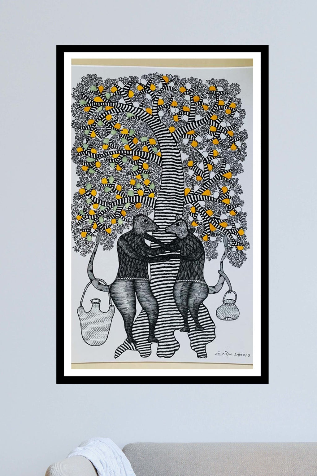 Bali- Sugriv Gond art for sale