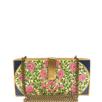 Be Like Lotus, rectangle wood clutch-