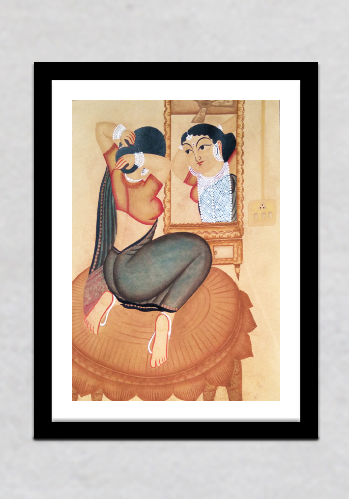 Shringaar Kalighat Painting