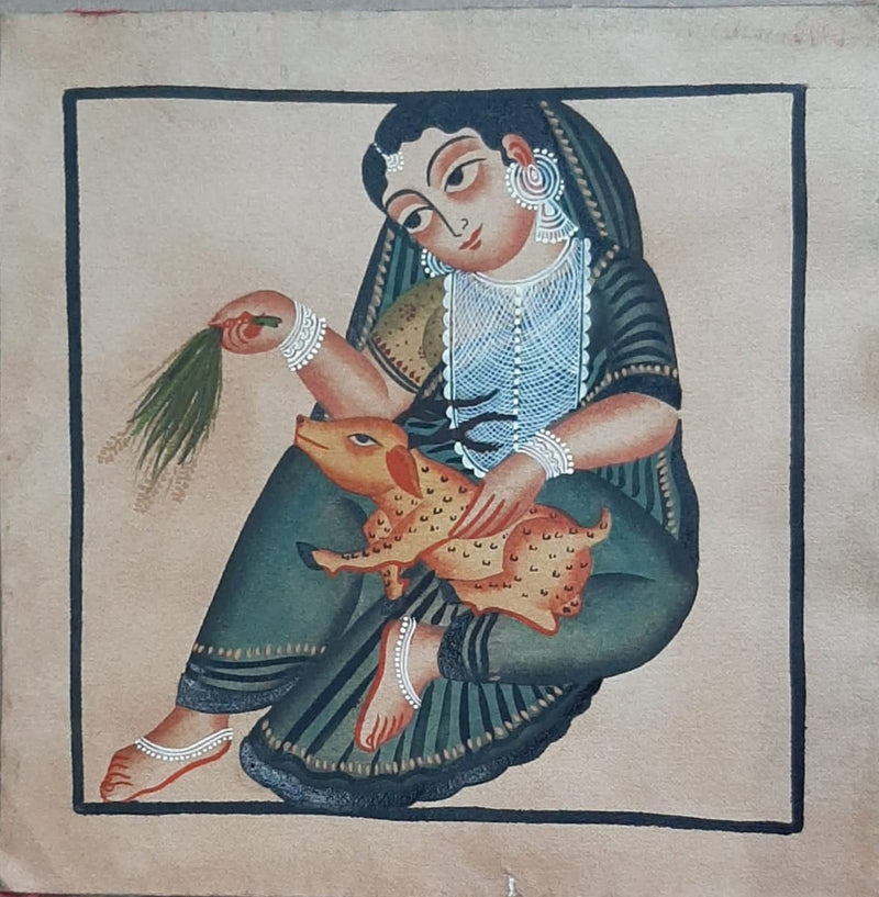 Buy Biwi Kalighat Art