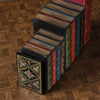 Bookends, handpainted in Ganjifa art style-