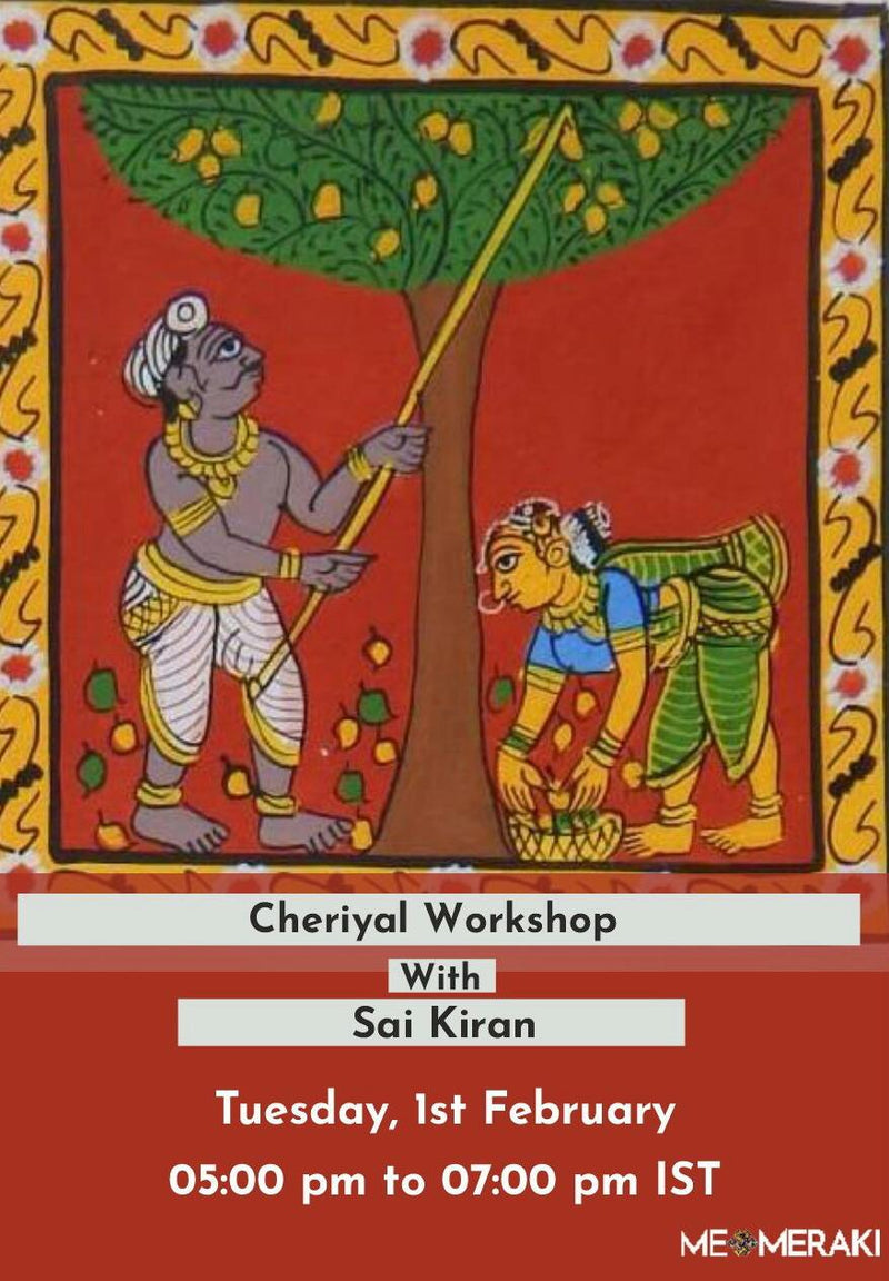 Beautiful Cheriyal Scroll Art Workshop