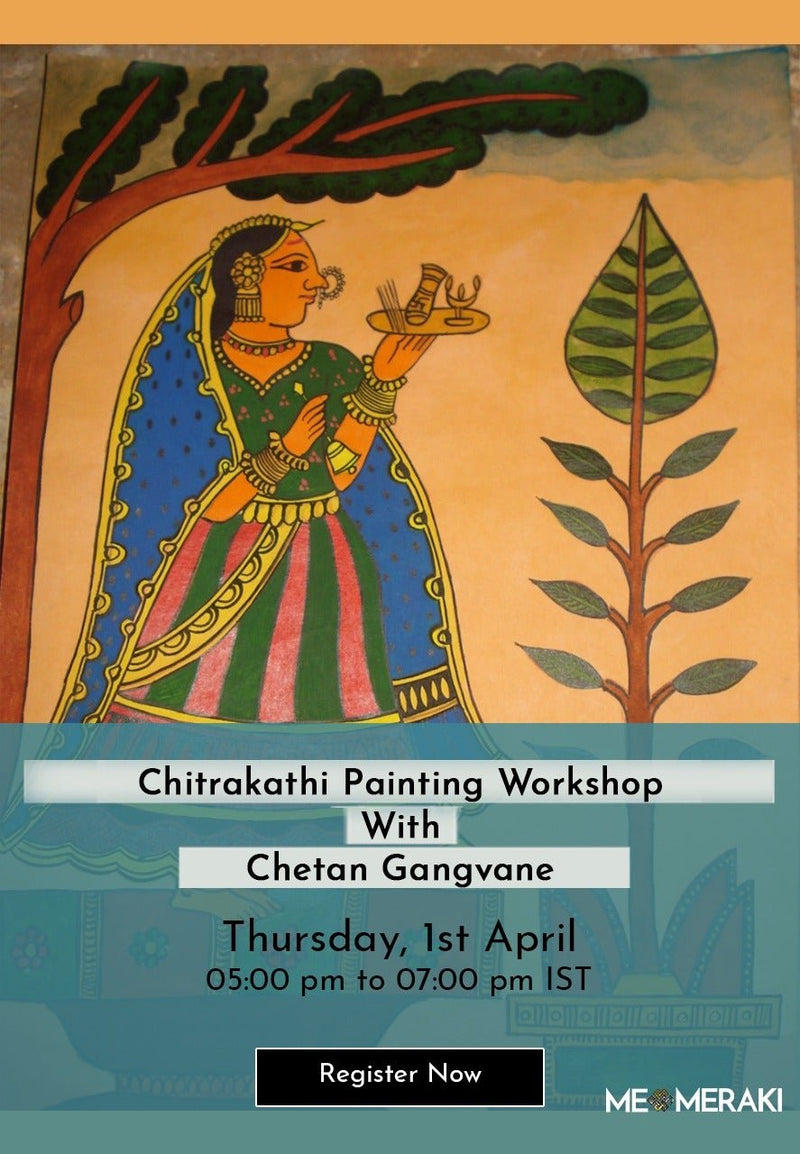 Buy Chitrakathi Artwork by Chetan Gangavane