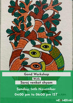 Gond Artwork with saroj venkat shyam