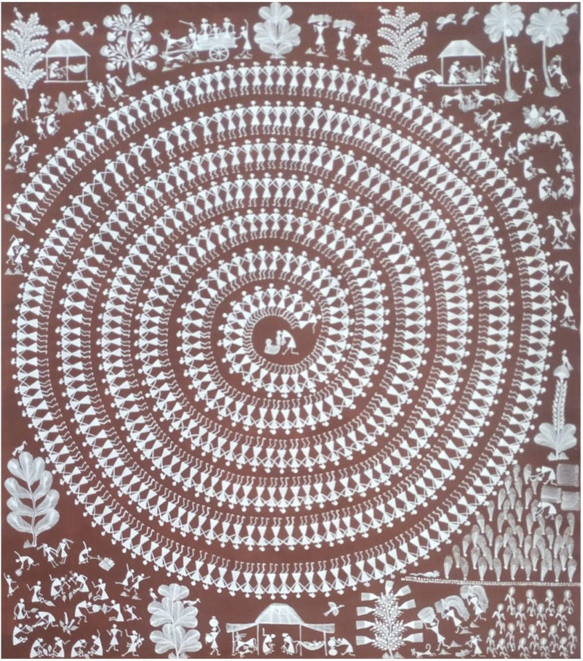 Tarpa Dance Warli painting 