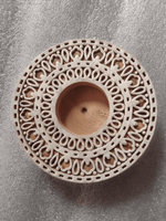 Buy Round Sheesham Tea Light for Diwali Decor