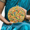 Round Paper Mache Clutch