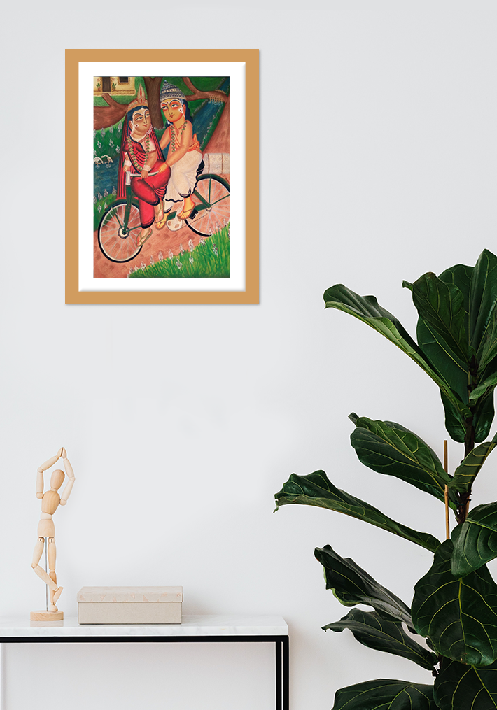 Buy Online The Couple Kalighat Art