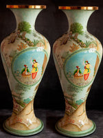 Couples and Fairies Handmade Paper Mache Vase by Riyaz Khan