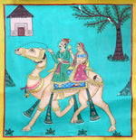 Dhola Maru: Kavad Painting by Dwarka Prasad