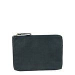 ELEPHANT, HANDPAINTED VEGAN CORK IPAD/TABLET SLEEVE IN NAVY BLUE-