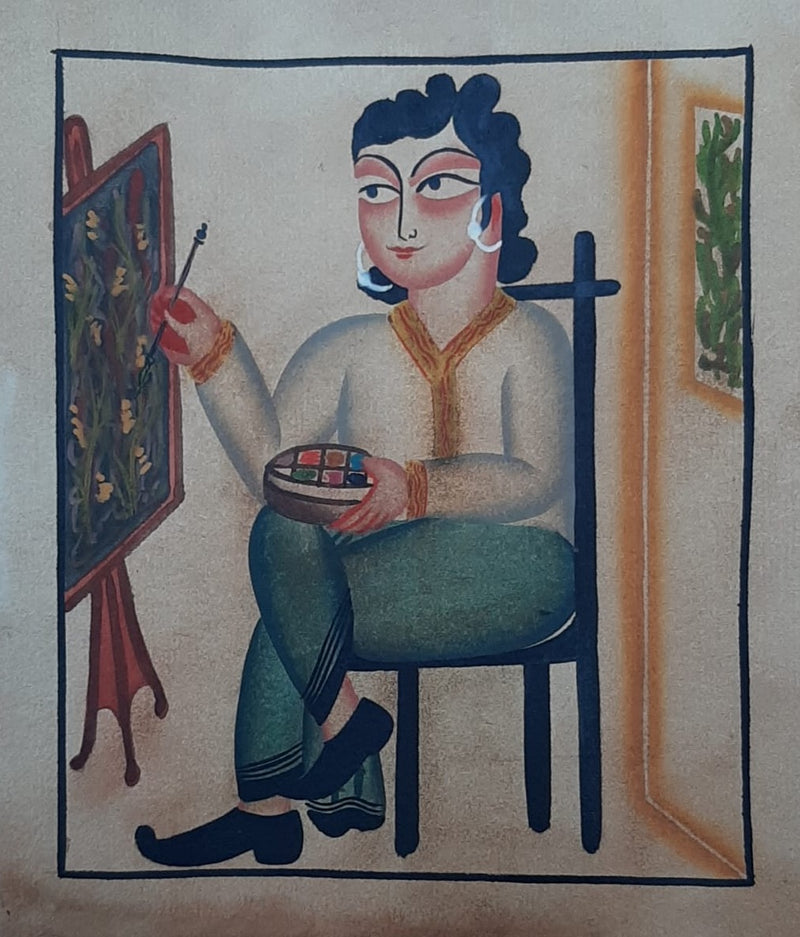 Kalighat Art by Bapi Chitrakar