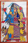 Ardhanarishvara Madhubani artwork