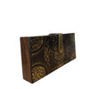 FLOWERS, Rectangle wood clutch-Women's Wood Clutch