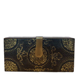 FLOWERS, Rectangle wood clutch-Women's Wood Clutch