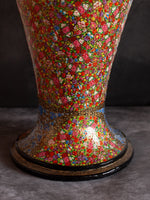 Floral Paper Mache Vase by Riyaz Khan