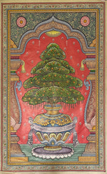 Flower Vase: Pattachitra painting by Gitanjali Das