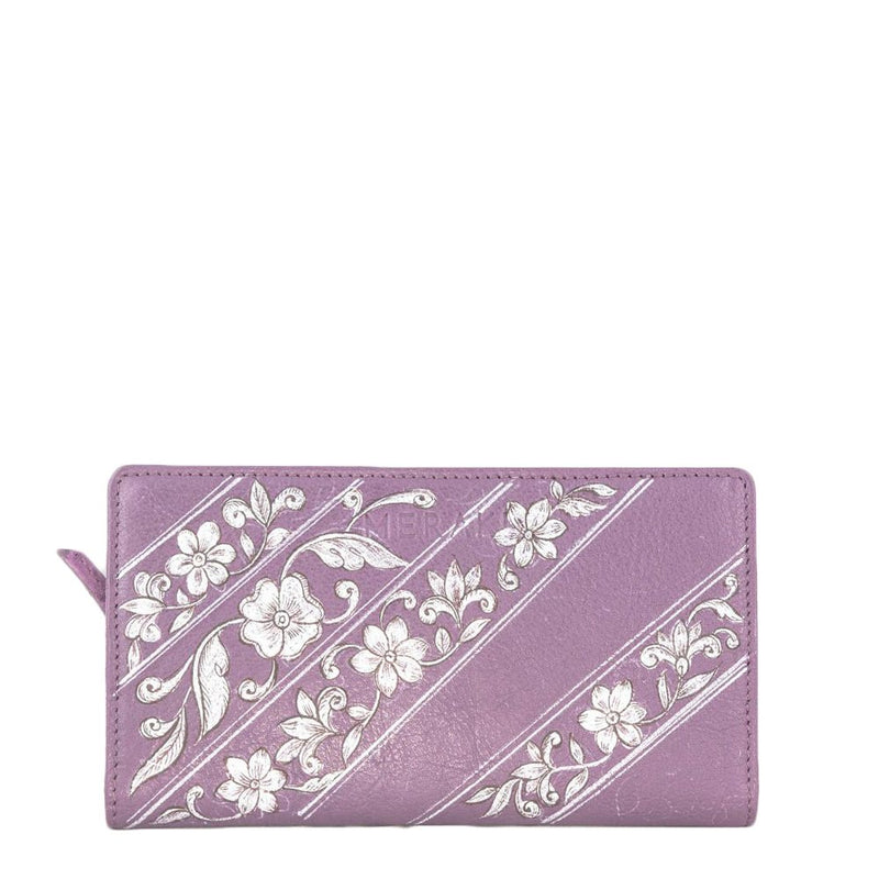 Flowers (Purple wallet)-