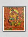 Ganpati, Kerala Mural Painting by Adarsh