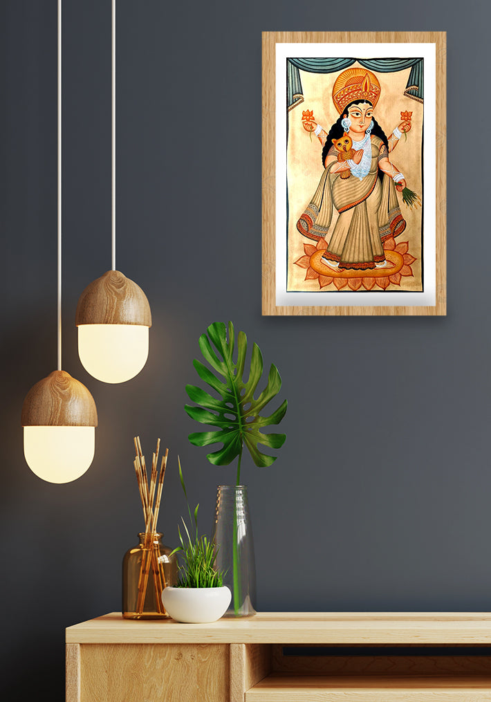 Lakshmi, Kalighat Art online