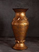 Golden Paper Mache Vase by Riyaz