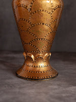 Golden Paper Mache Vase by Riyaz