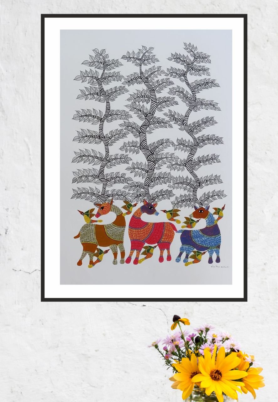 Famous gond artwork