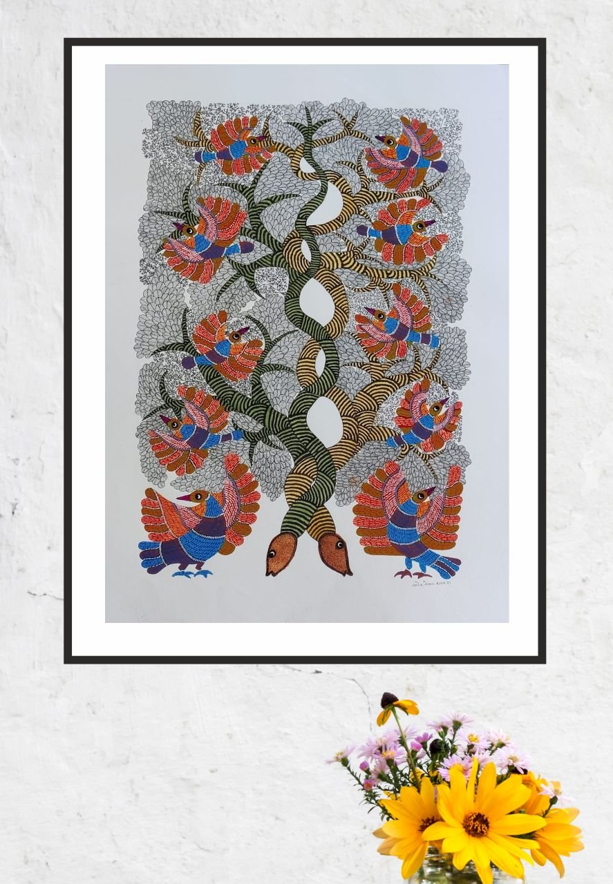 Gond Folk Painting