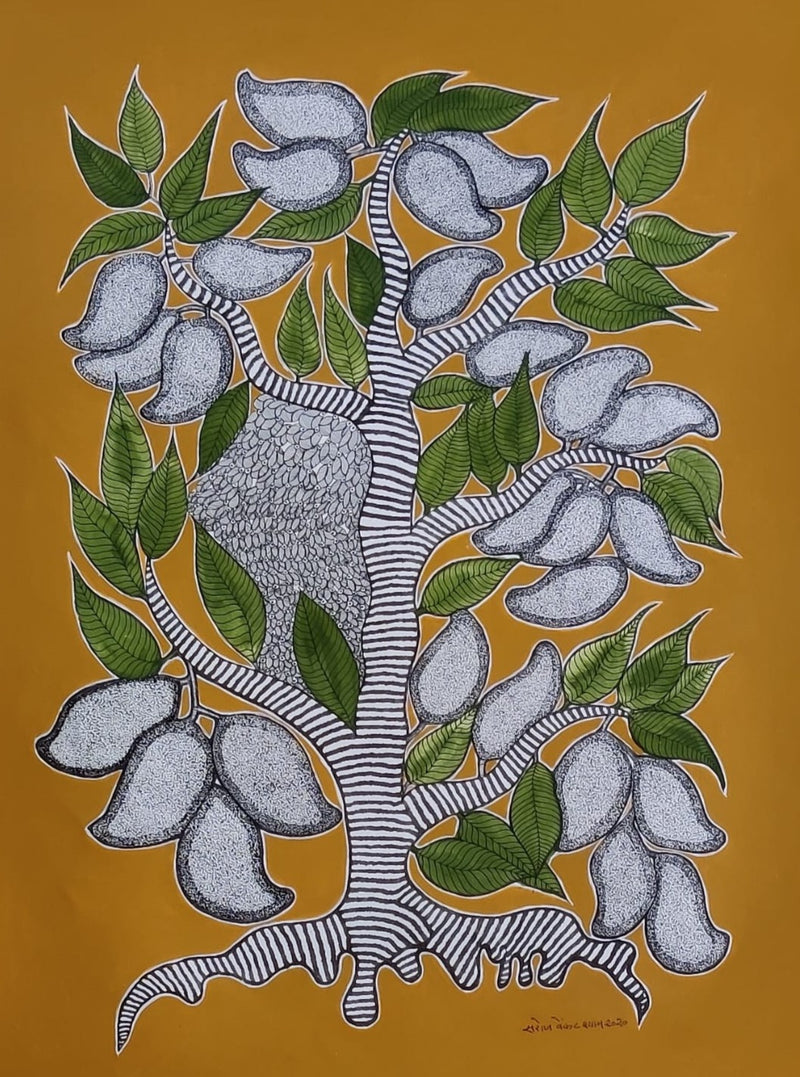 Handmade gond art