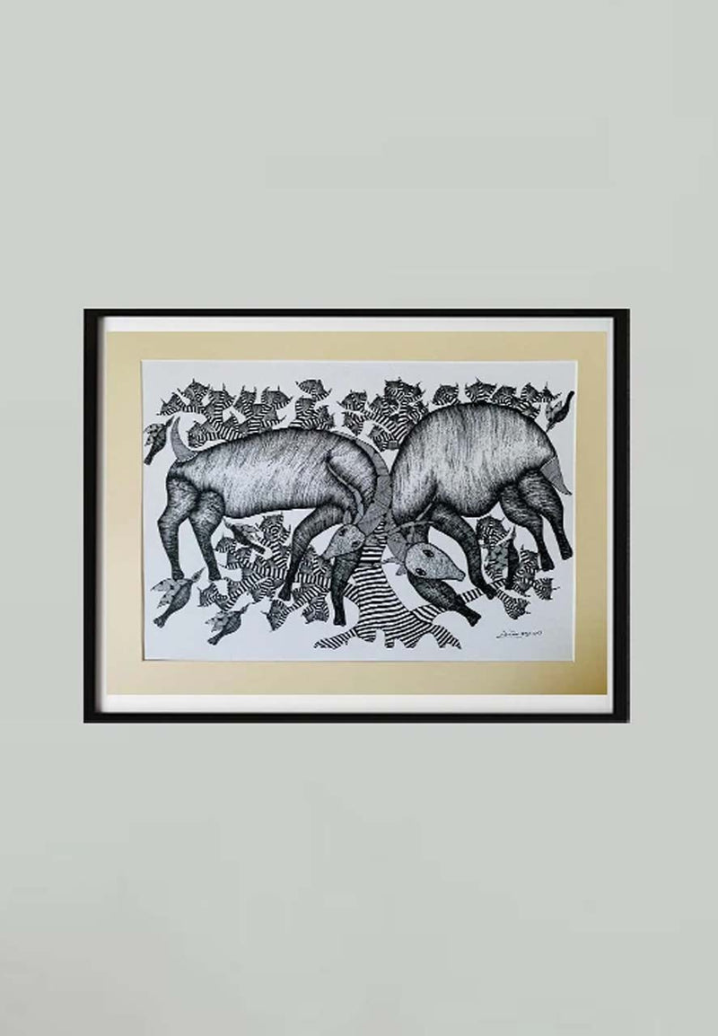 Hiran gond art for sale