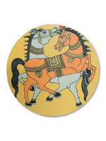 Horses: Kalamkari Painting by Harinath.N