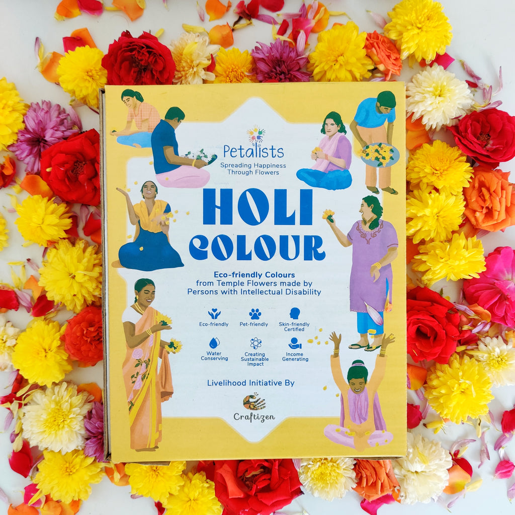 Petalists Eco-friendly Holi Colour - Yellow