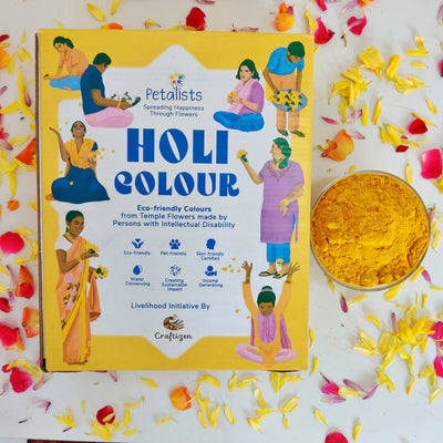 Petalists Eco-friendly Holi Colour - Yellow