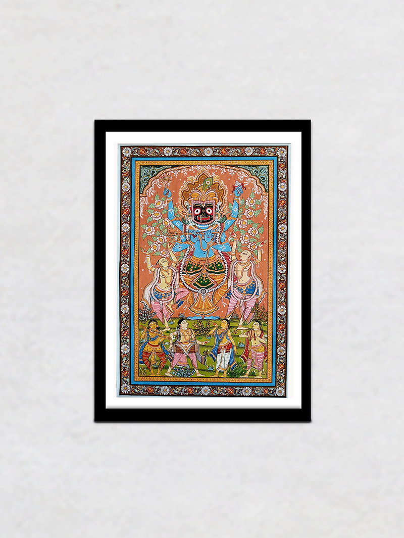 Jagannath's Cosmic Presence: Pattachitra by Purusottam Swain