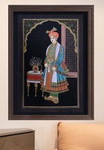 Handpainted Jodhpuri Pair Miniature Painting