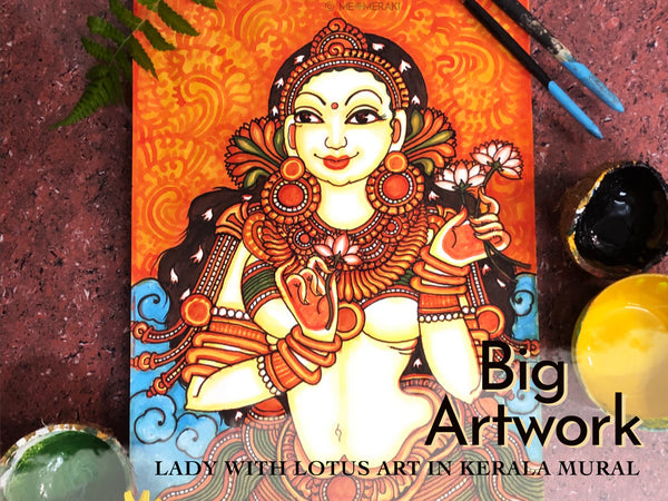 KERALA MURAL MASTERCLASS (ON DEMAND, PRE-RECORDED, SELF PACED) Lesson Image