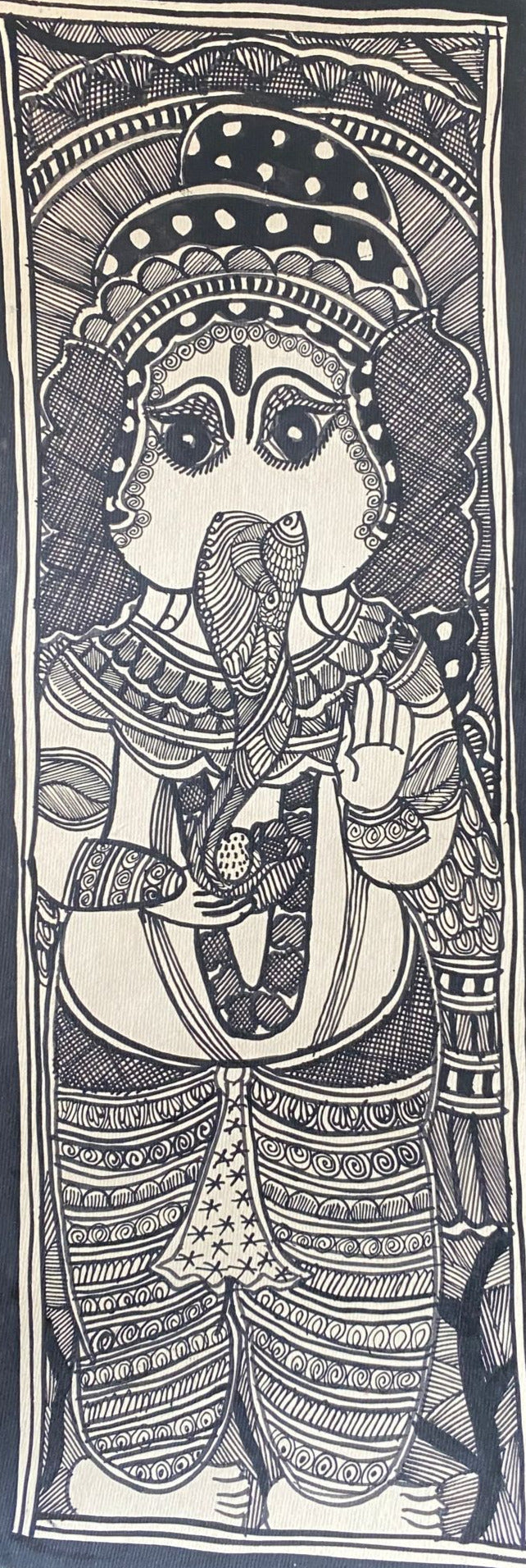 Purchase Pratima Bharti's Lord Ganesha Madhubani Painting