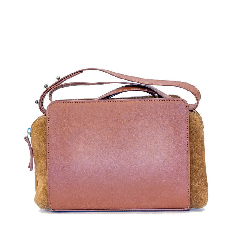 Tan sling bag