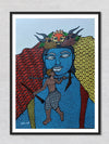 Lord Bhivsen, Gond painting by Santosh Uikey