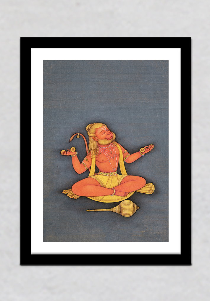 Hanuman Bikaner Art Print by Mahaveer Swami