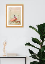 Maa Parvati and Ganesha Art Print by Mahaveer Swami for sale