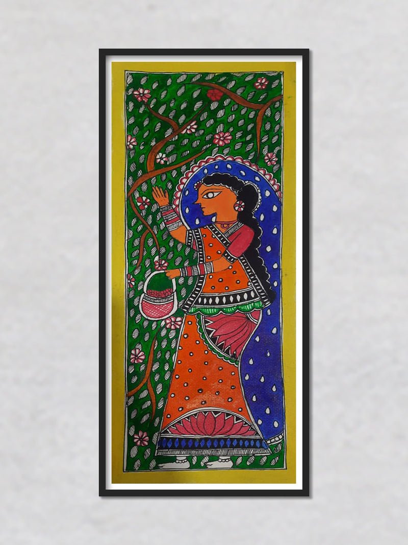 Puja Madhubani Painting by Priti Karn