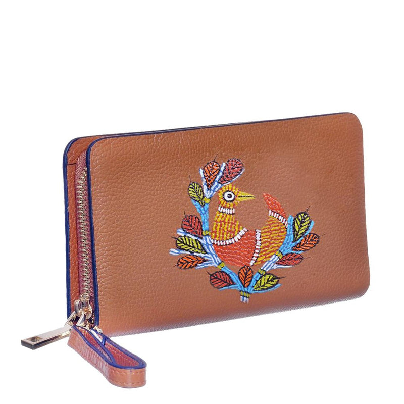 Tan Leather Wallet for sale