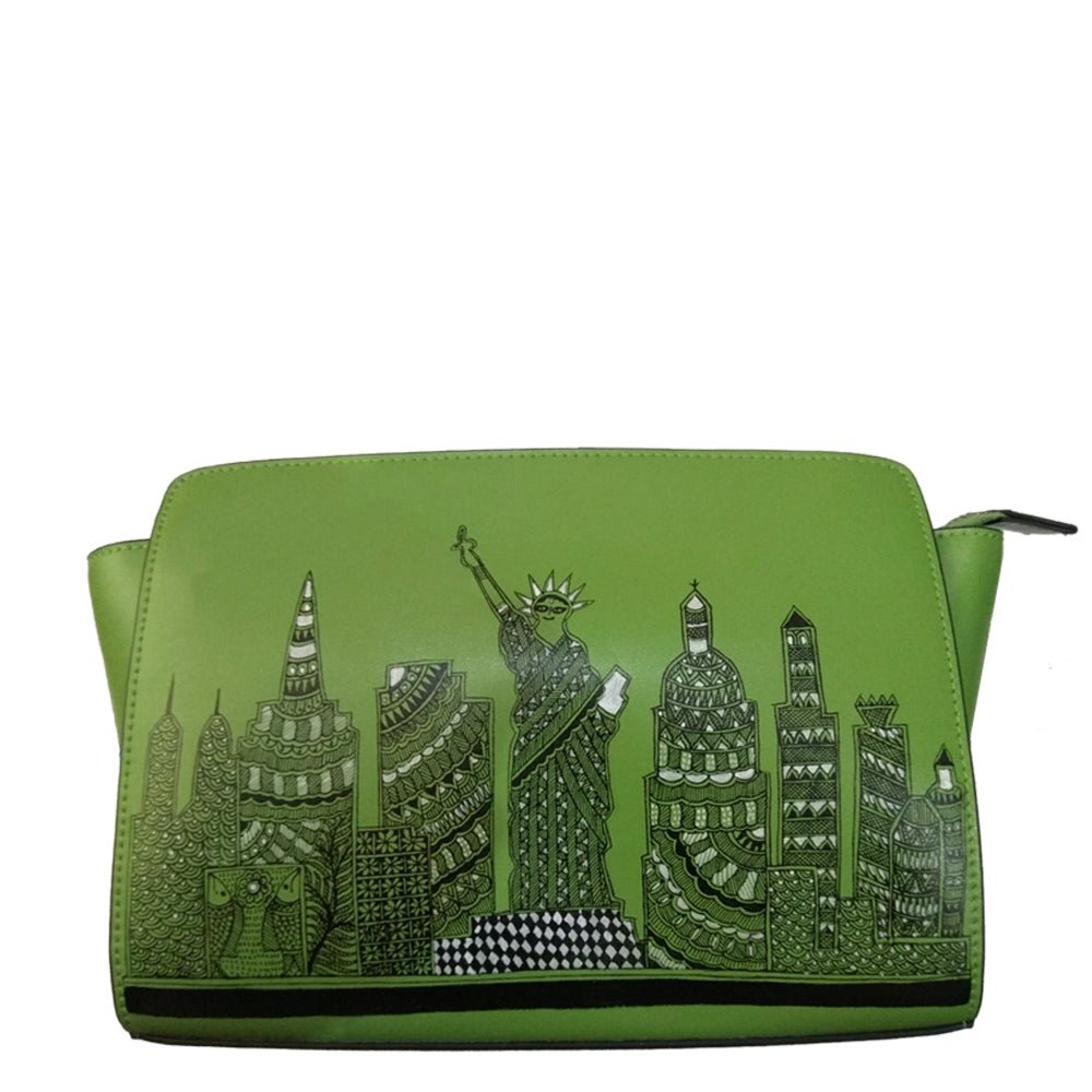 My New York! Handpainted Crossbody-