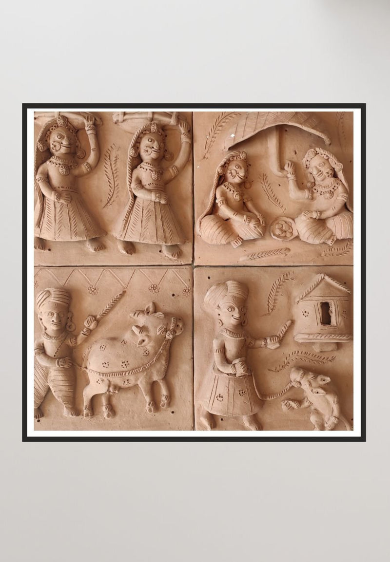 Terracotta Painting Tiles