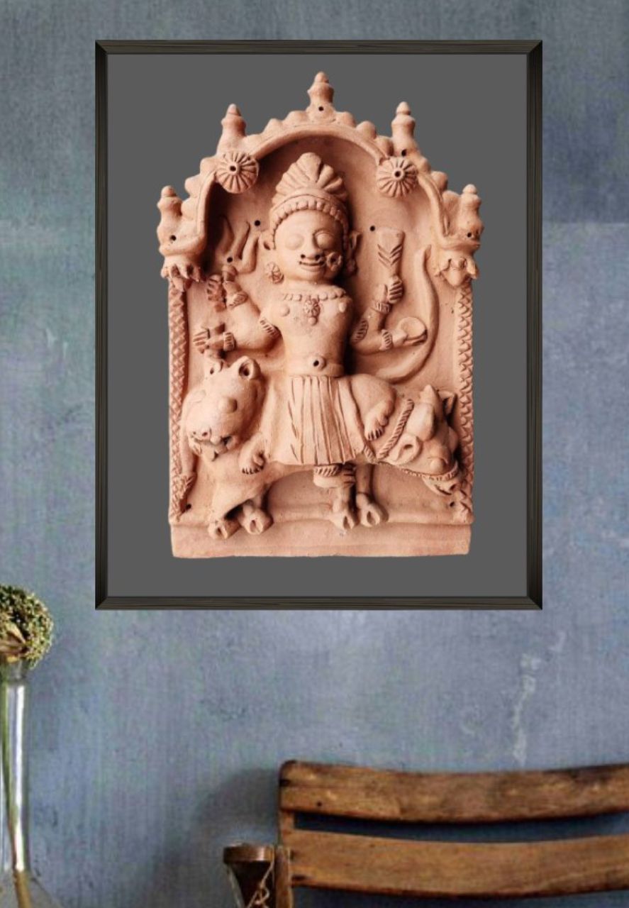 Naar Pada sawari Terracotta painting