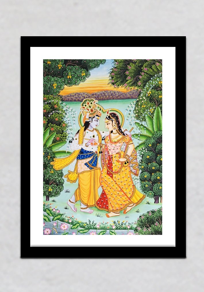 Radha Krishna Pichwai Painting