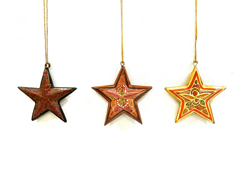 Paper Mache Stars by Riyaz